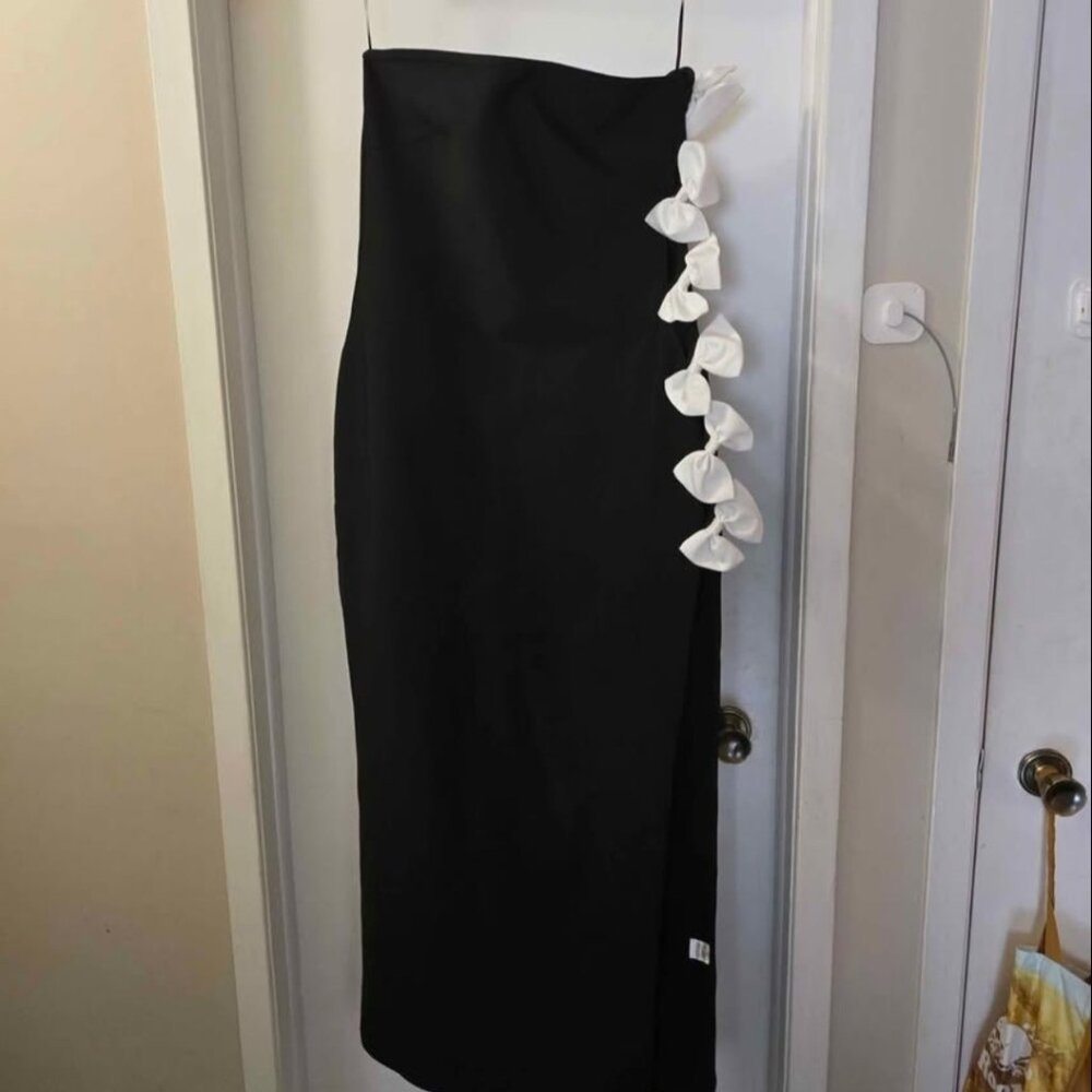 Black Maxi dress with Bows
